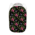Wild Flowers And Hummingbird Print Mesh Laundry Hamper