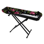 Wild Flowers And Hummingbird Print Piano Keyboard Cover