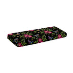 Wild Flowers And Hummingbird Print Piano Keyboard Cover