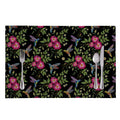 Wild Flowers And Hummingbird Print Placemat