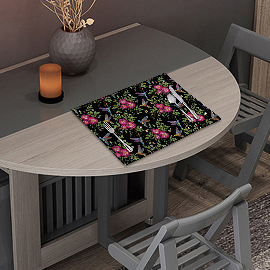 Wild Flowers And Hummingbird Print Placemat