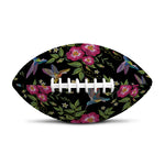 Wild Flowers And Hummingbird Print Rugby Ball