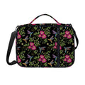 Wild Flowers And Hummingbird Print Shoulder Strap Bible Bag