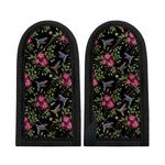 Wild Flowers And Hummingbird Print Skillet Handle Cover