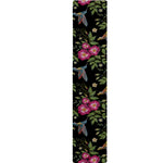 Wild Flowers And Hummingbird Print Table Runner