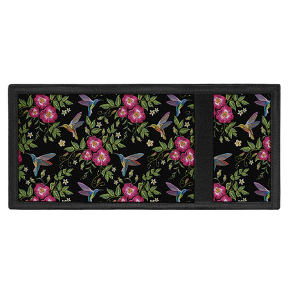 Wild Flowers And Hummingbird Print Trifold Wallet