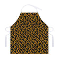 Wild Leopard Knitted Pattern Print Adjustable Apron