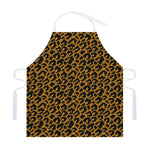 Wild Leopard Knitted Pattern Print Adjustable Apron