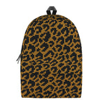 Wild Leopard Knitted Pattern Print Backpack