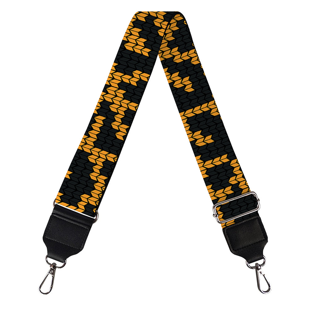 Wild Leopard Knitted Pattern Print Bag Strap