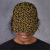 Wild Leopard Knitted Pattern Print Baseball Cap