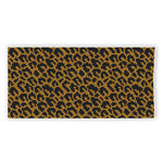 Wild Leopard Knitted Pattern Print Beach Towel