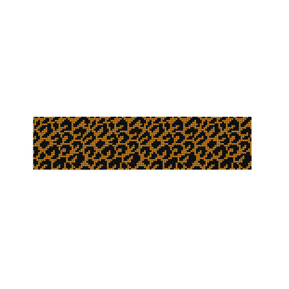 Wild Leopard Knitted Pattern Print Bed Runner