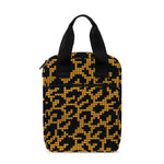 Wild Leopard Knitted Pattern Print Bible Tote Bag