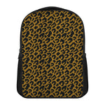 Wild Leopard Knitted Pattern Print Casual Backpack