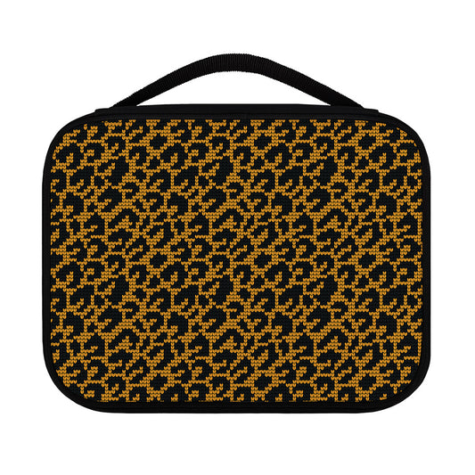 Wild Leopard Knitted Pattern Print Classic Bible Case