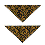 Wild Leopard Knitted Pattern Print Dog Bandana