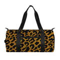 Wild Leopard Knitted Pattern Print Gym Bag
