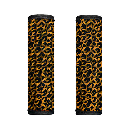 Wild Leopard Knitted Pattern Print Handle Covers