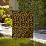 Wild Leopard Knitted Pattern Print House Flag