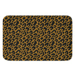 Wild Leopard Knitted Pattern Print Indoor Door Mat