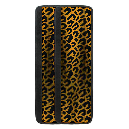 Wild Leopard Knitted Pattern Print Refrigerator Handle Covers