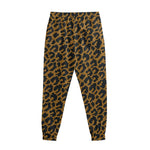 Wild Leopard Knitted Pattern Print Sweatpants