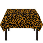 Wild Leopard Knitted Pattern Print Tablecloth