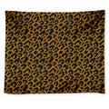Wild Leopard Knitted Pattern Print Tapestry