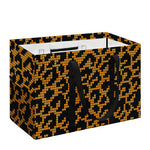 Wild Leopard Knitted Pattern Print Utility Tote Bag