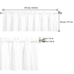 Black Palm Leaf Aloha Pattern Print Window Valance