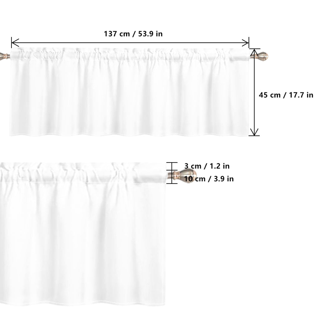 Black Jaguar Print Window Valance
