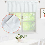 Black And White Chevron Pattern Print Window Valance