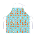 Winter Fox Pattern Print Adjustable Apron