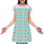 Winter Fox Pattern Print Adjustable Apron