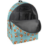 Winter Fox Pattern Print Backpack