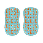 Winter Fox Pattern Print Bar Stool Covers