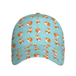 Winter Fox Pattern Print Baseball Cap