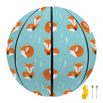 Winter Fox Pattern Print Basketball