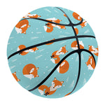 Winter Fox Pattern Print Basketball