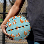 Winter Fox Pattern Print Basketball