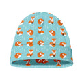 Winter Fox Pattern Print Beanie