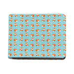 Winter Fox Pattern Print Bifold Wallet