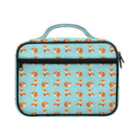 Winter Fox Pattern Print Briefcase Bible Bag