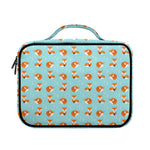 Winter Fox Pattern Print Briefcase Bible Bag