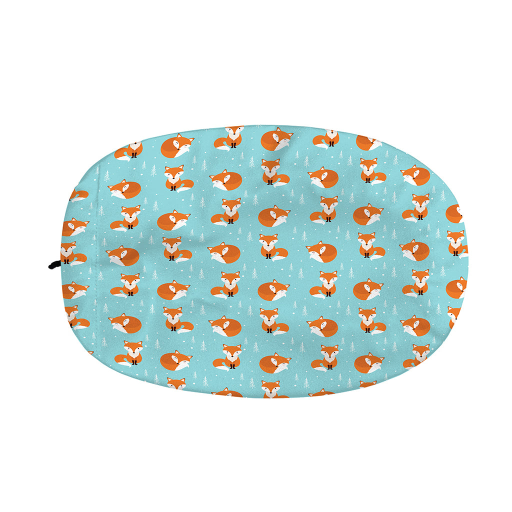 Winter Fox Pattern Print Car Side Mirror Covers