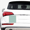 Winter Fox Pattern Print Car Sticker