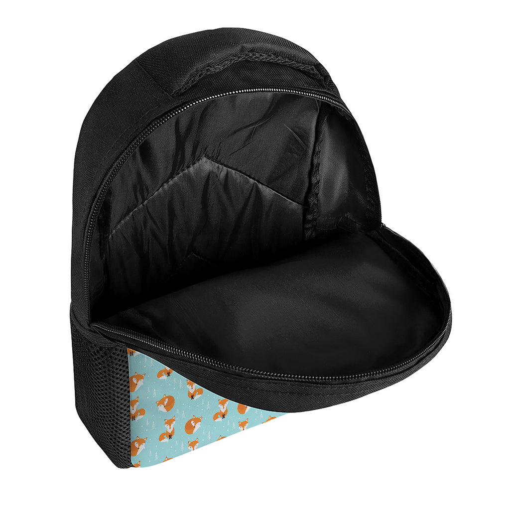 Winter Fox Pattern Print Casual Backpack