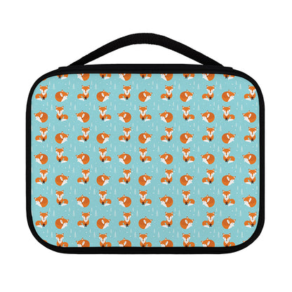 Winter Fox Pattern Print Classic Bible Case