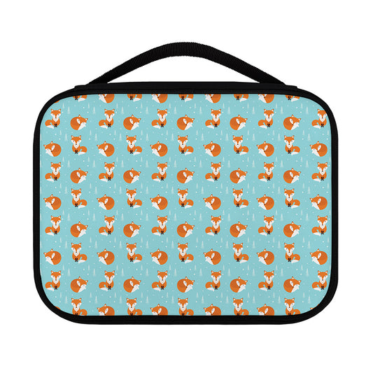 Winter Fox Pattern Print Classic Bible Case